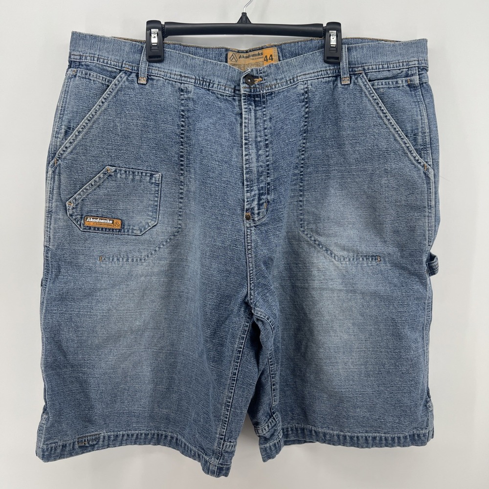 Akademiks Denim Carpenter Shorts Baggy Men's Size 43 Y2K Street Skate Jorts